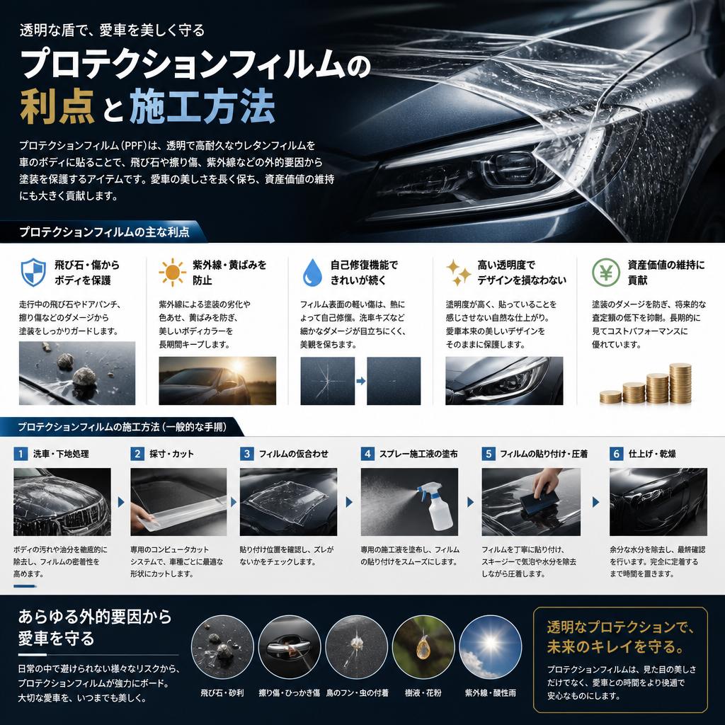 3. 輝きを引き出すプロテクションフィルム