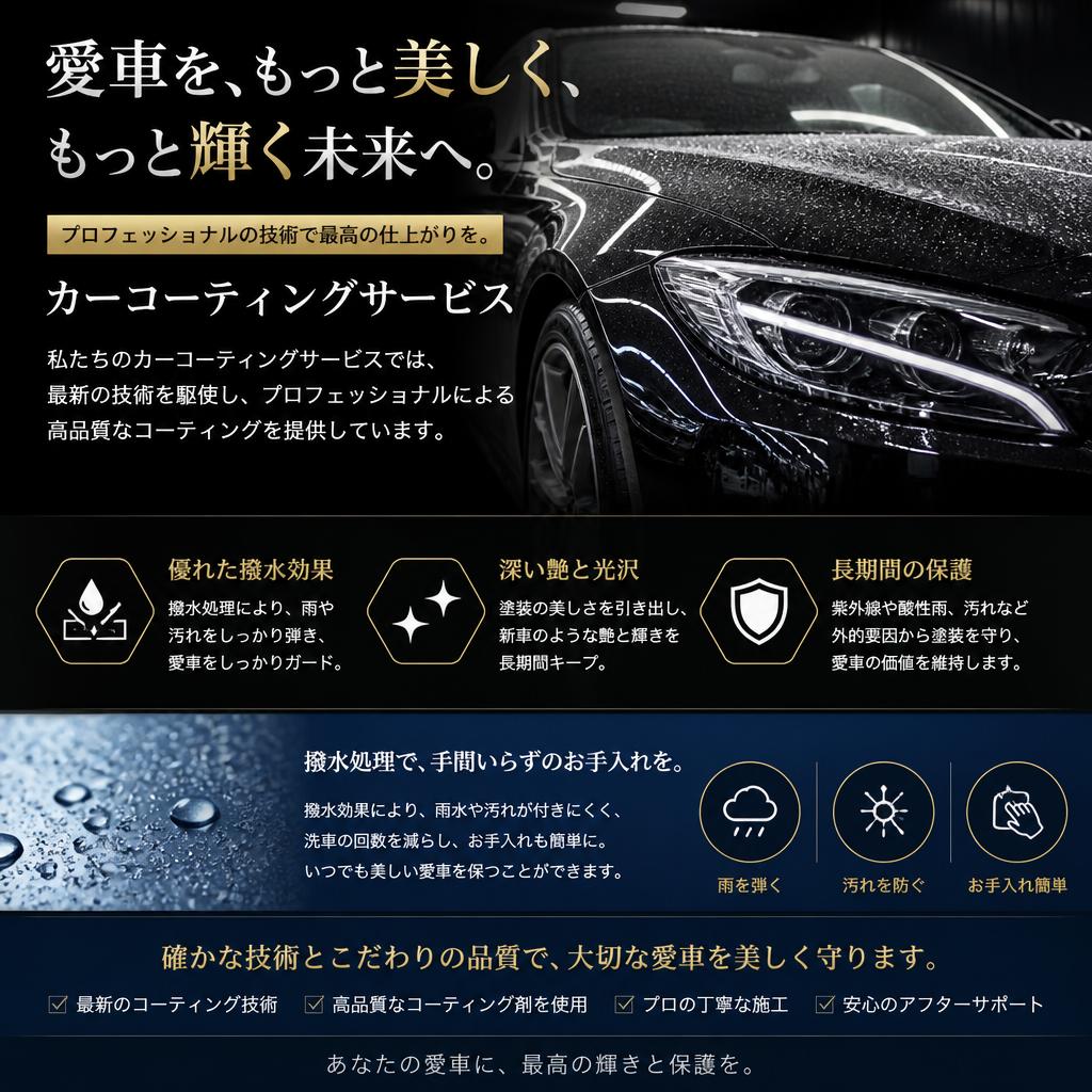 2. 最新技術によるカーコーティング