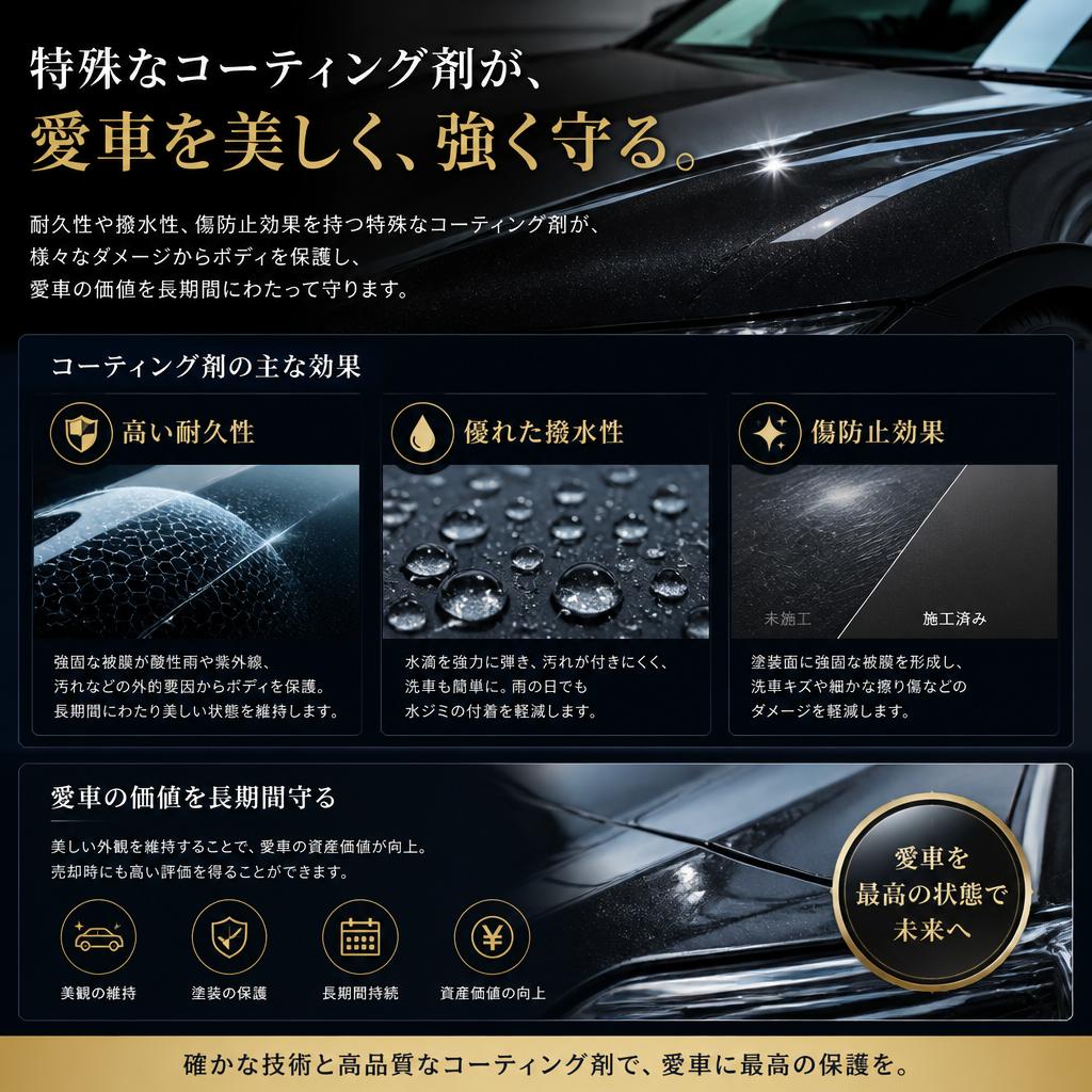 カーコーティングの効果