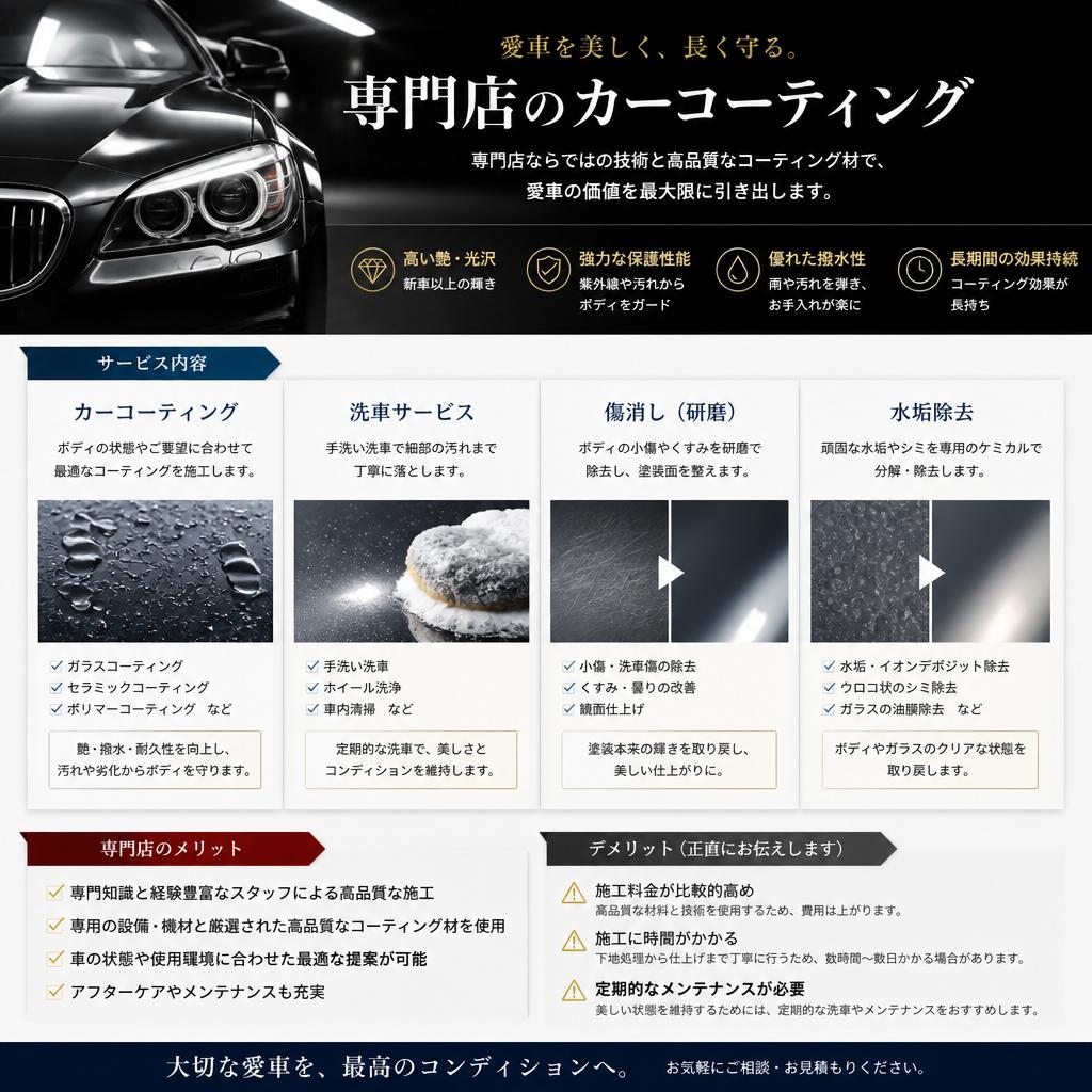 専門店のメリットとデメリット