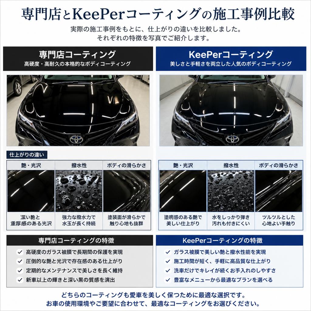 実際の施工例と仕上がりの違い