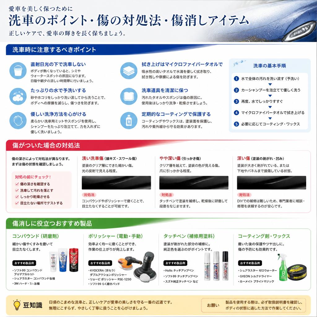 傷消しのテクニック
