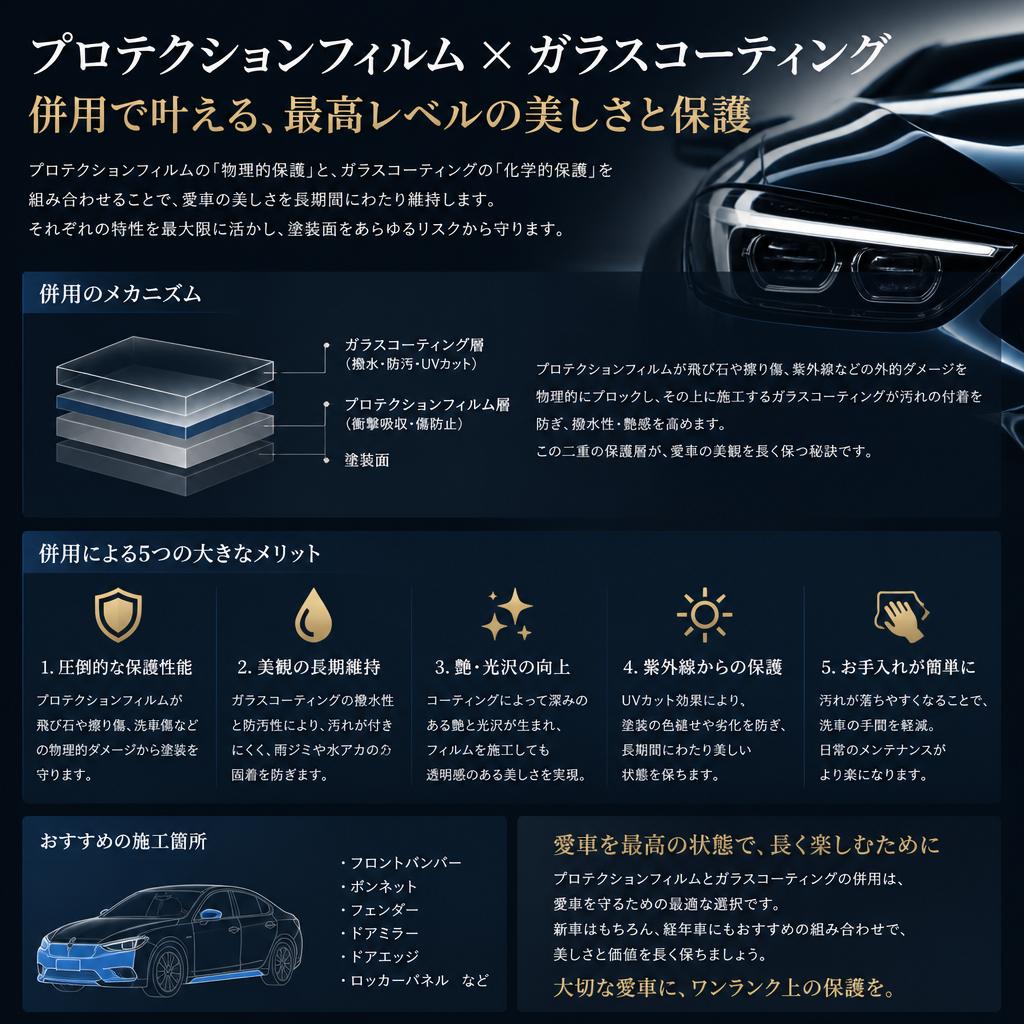 ガラスコーティングとの相乗効果