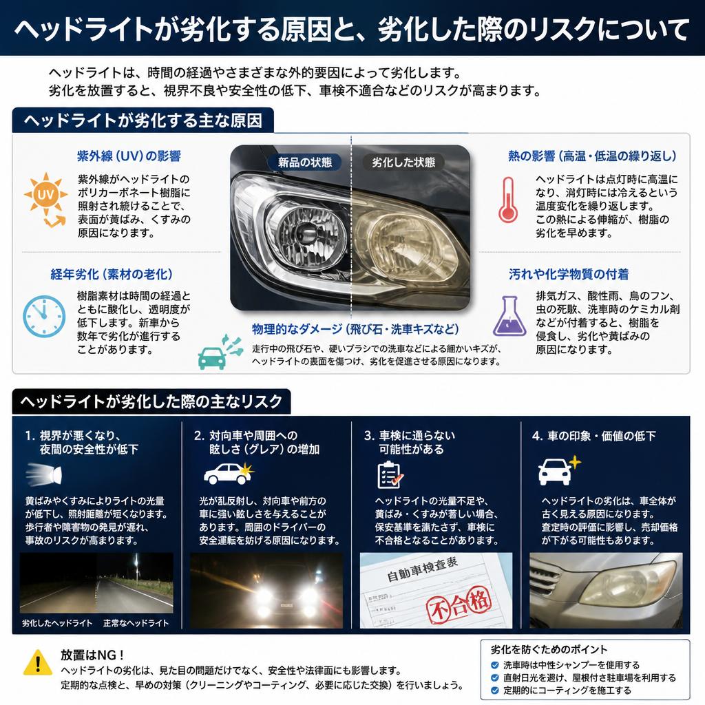 2. ヘッドライトの必要な保護