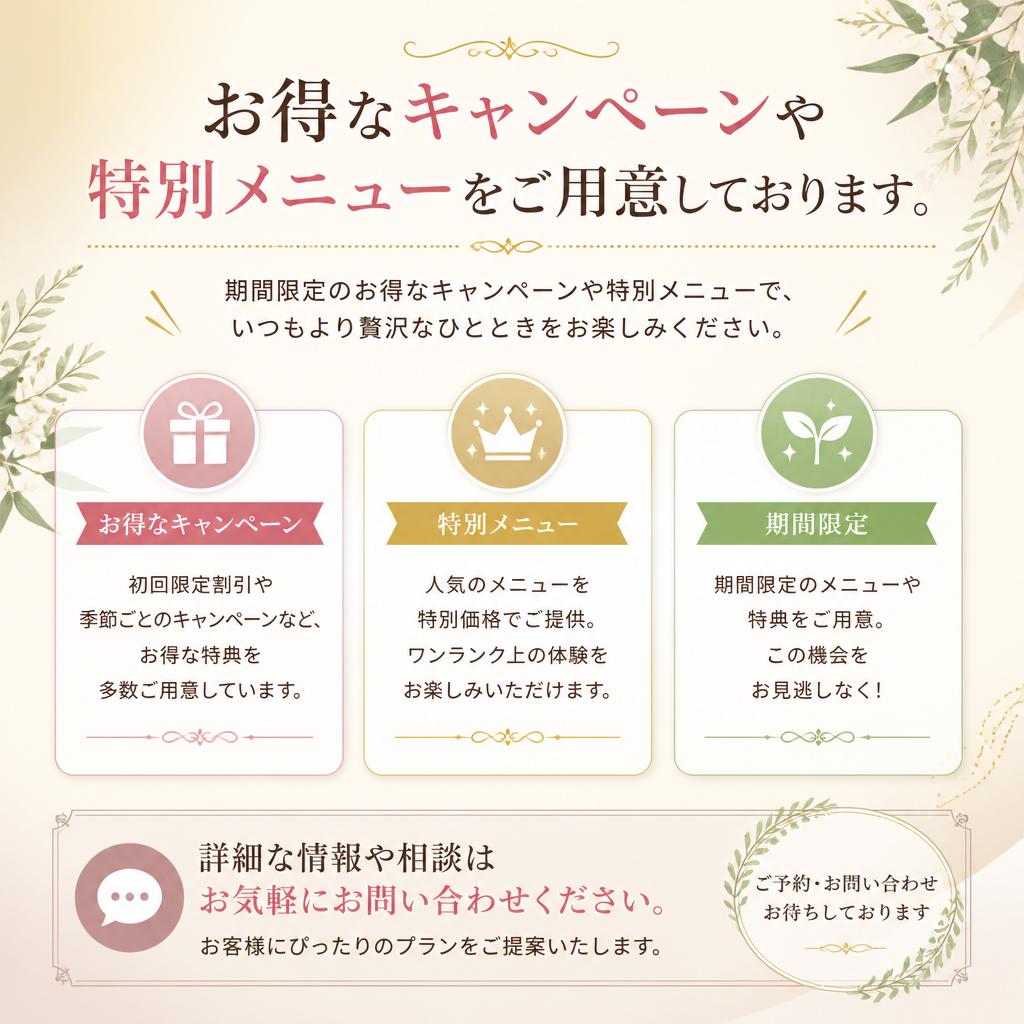 今すぐお問い合わせを！