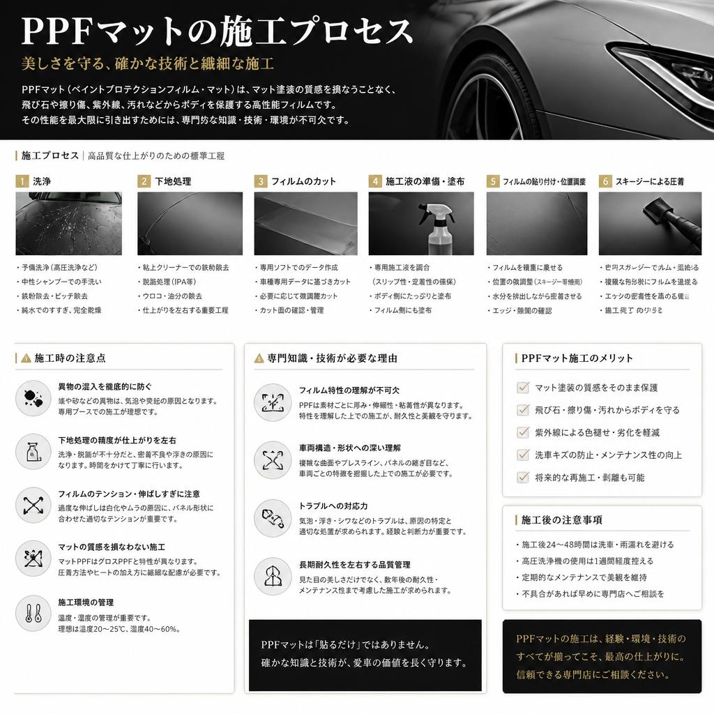 5. PPFマットの施工方法と注意点