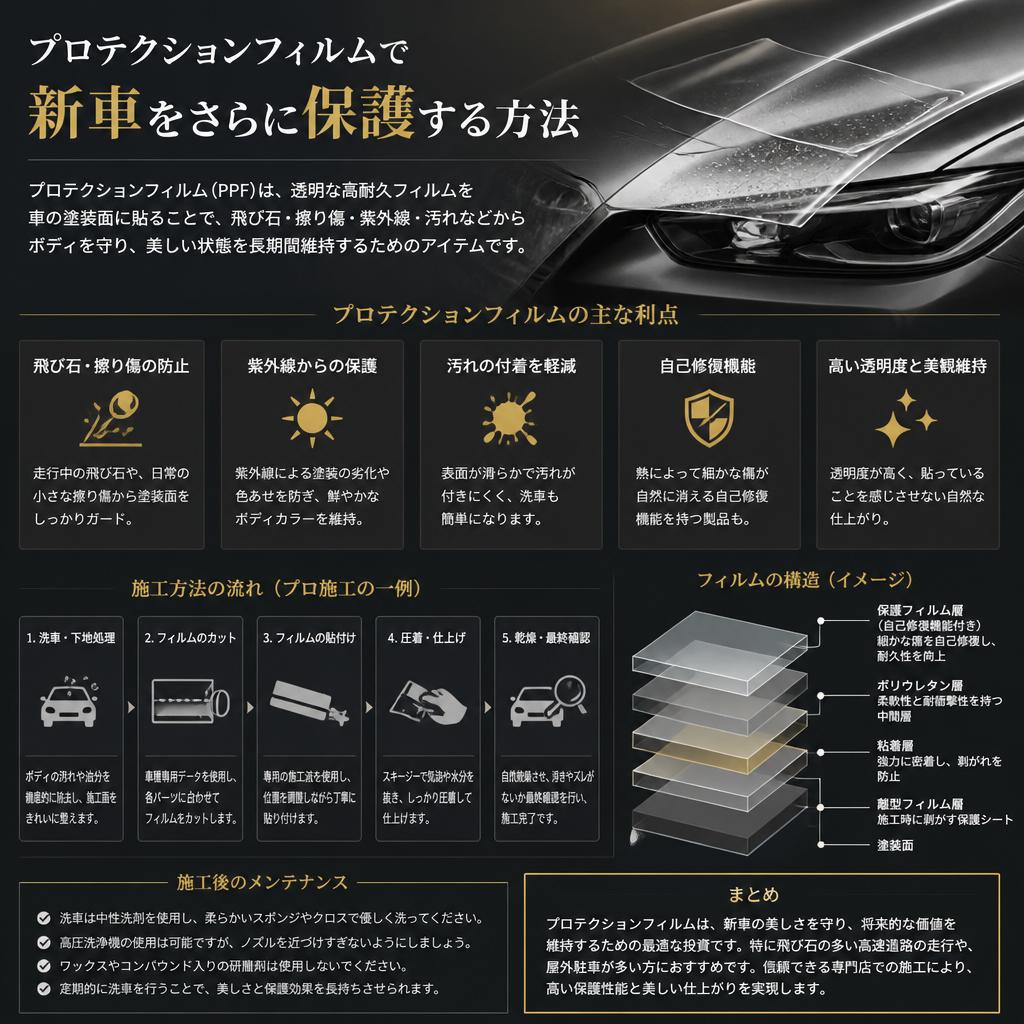 プロテクションフィルムの利点