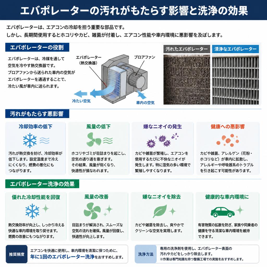 エバポレーター洗浄の効果