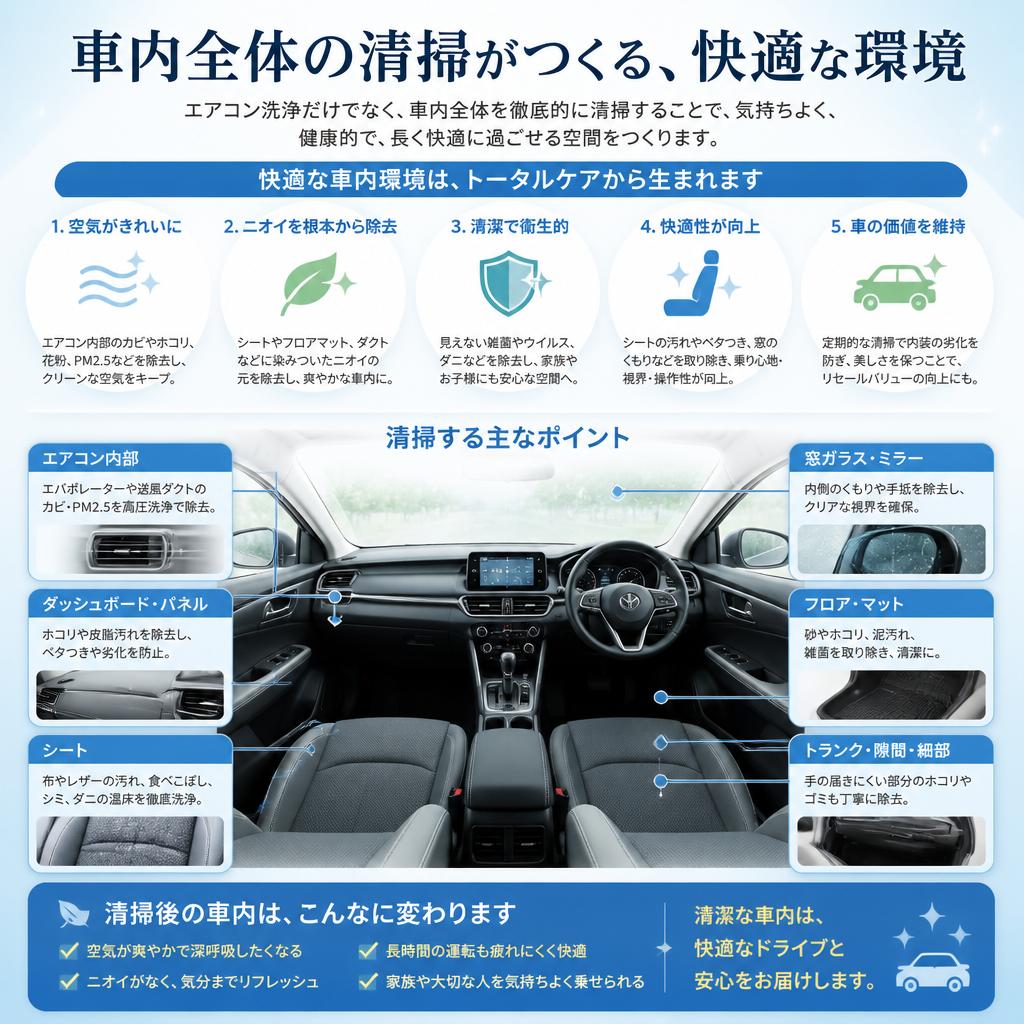車内清掃の重要性