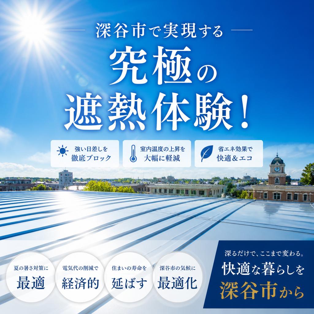 深谷市で実現する究極の遮熱体験！
