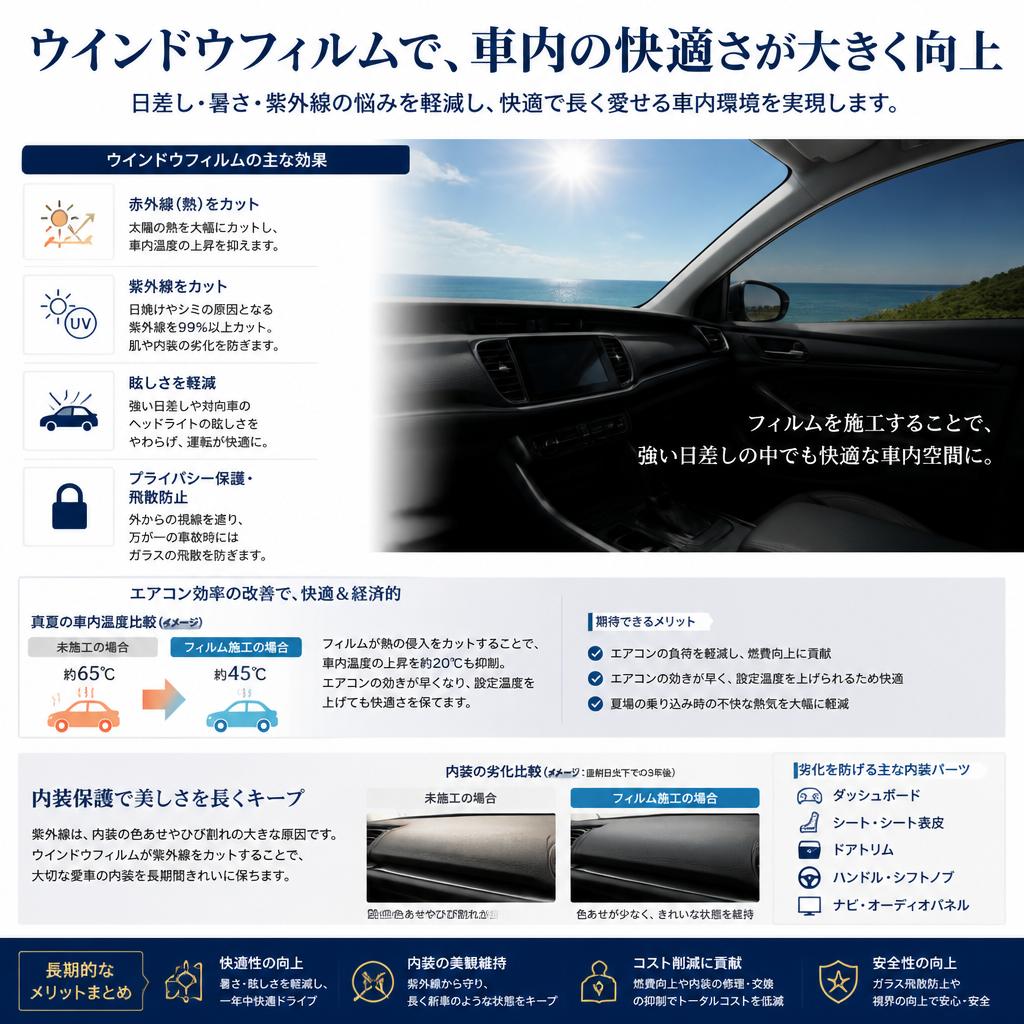 快適な車内空間の実現