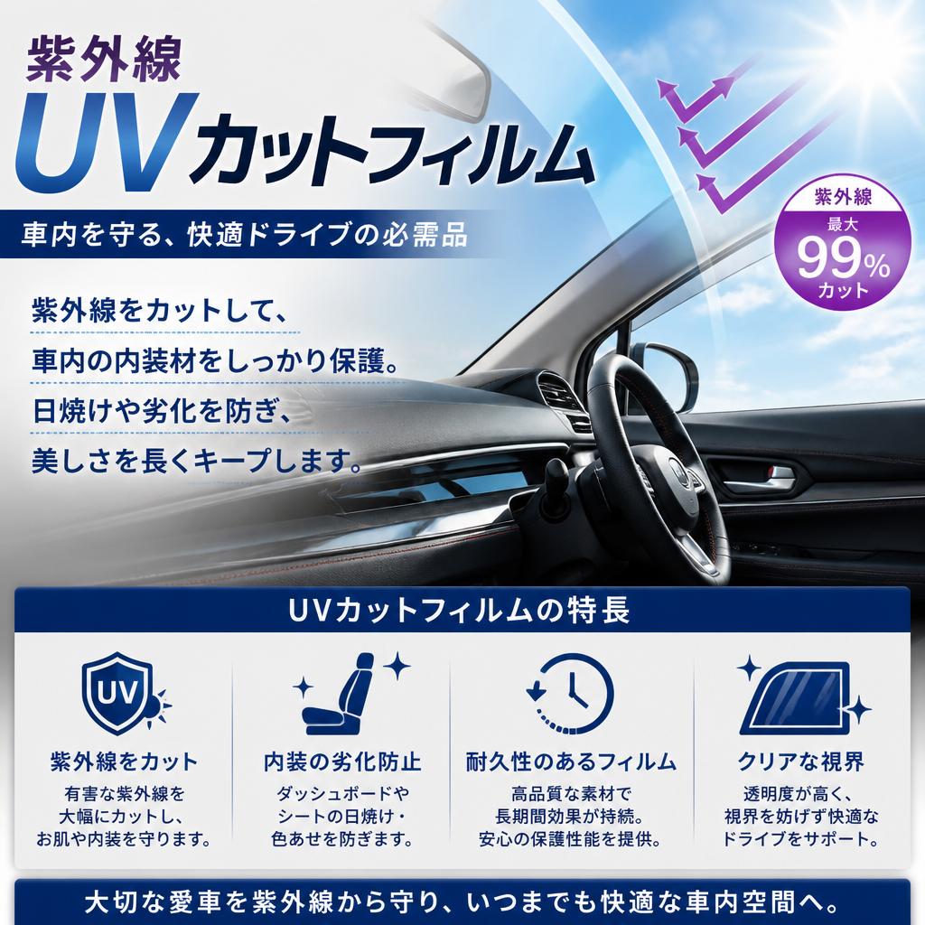 紫外線から車内を守る