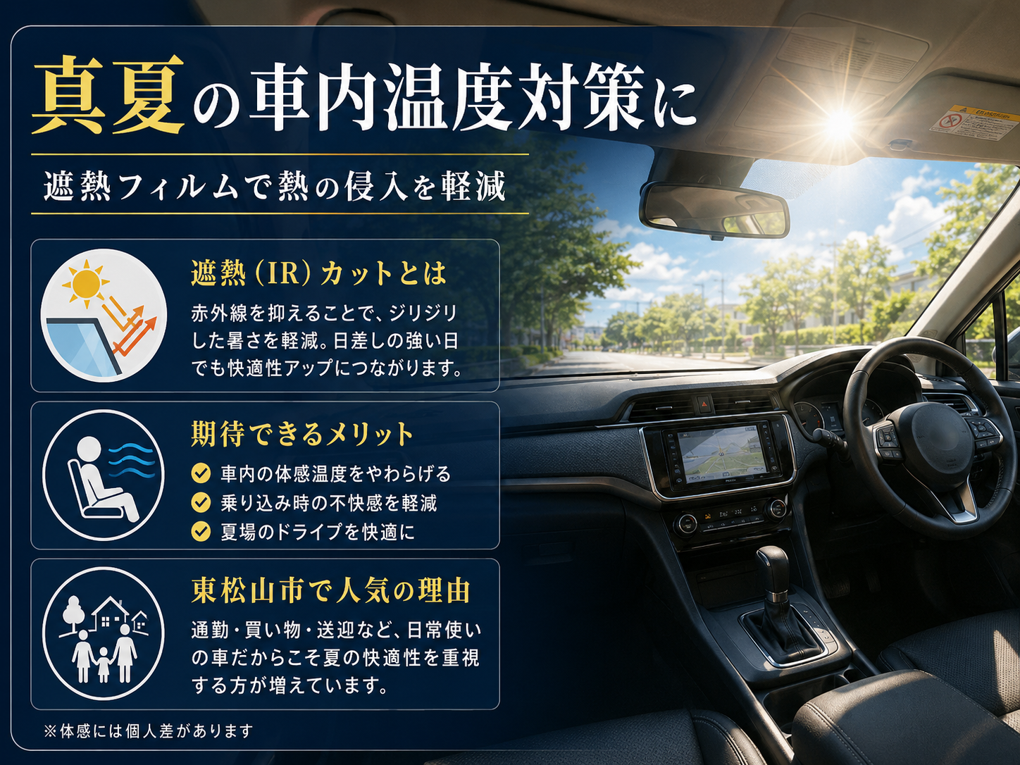 フィルムの選び方と効果