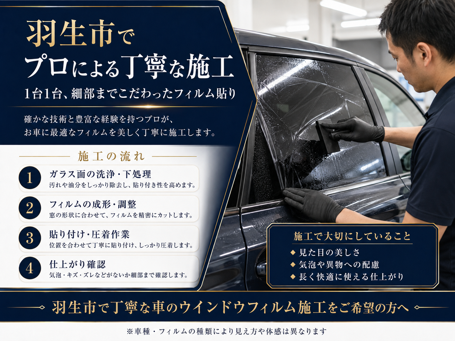 3. 光反射を抑え、快適な視界を実現