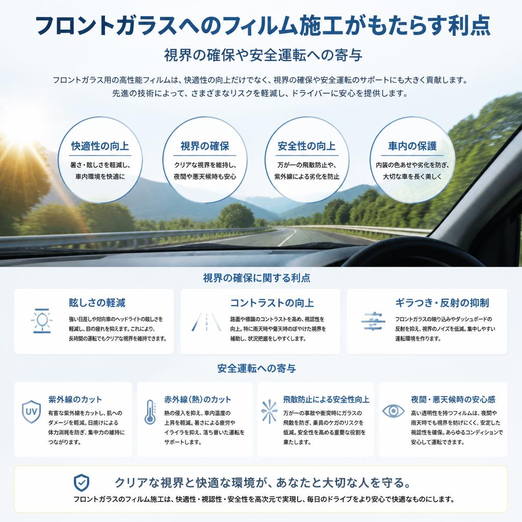 2. フロントガラス保護の重要性