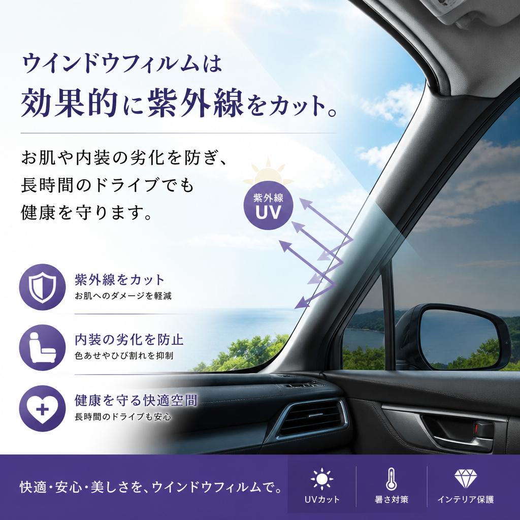 紫外線カットで健康を守る