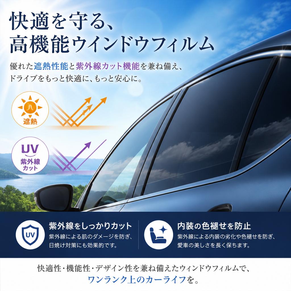 遮熱効果と紫外線カット機能