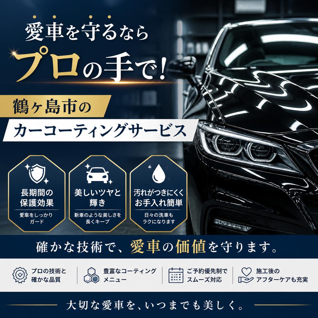 愛車を守るならプロの手で！鶴ヶ島市のカーコーティングサービス